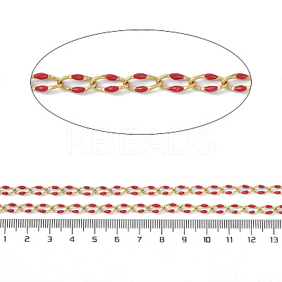 Ion Plating(IP) 304 Stainless Steel Dapped Chains AJEW-Q150-09G-06-1