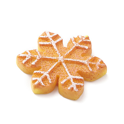 Christmas Opaque Resin & Plastic Imitation Biscuits Decoden Cabochons RESI-K019-54H-1