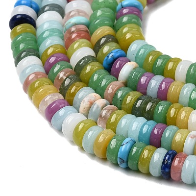 Natural & Synthetic Gemstone Beads Strands X-G-H333-02A-1
