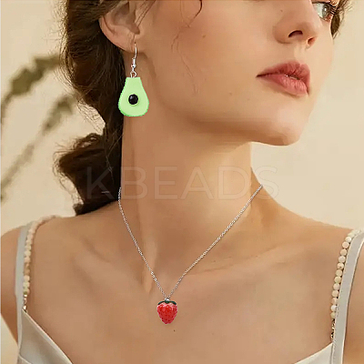 10Pcs 5 Styles Resin Pendants RESI-YW0001-97-1