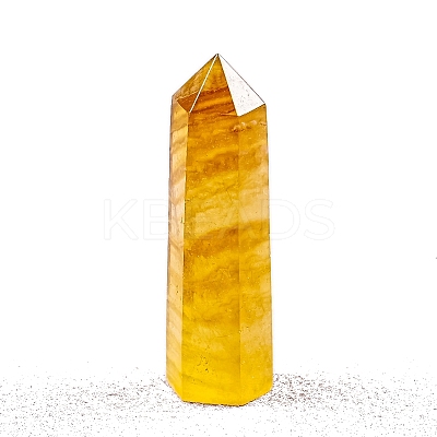 Point Tower Natural Fluorite Home Display Decoration PW-WG04107-11-1