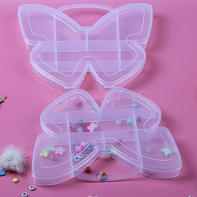 9 Grids Butterfly Shape Plastic Organizer Boxes LS-ANIM-PW0001-116-1
