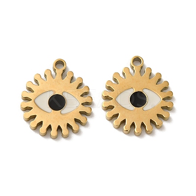 Ion Plating(IP) 316L Surgical Stainless Steel Pendants STAS-D035-05E-G-1
