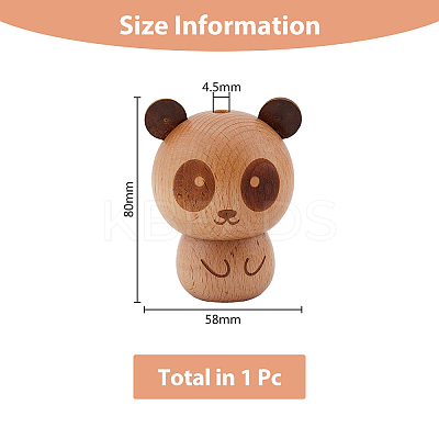 Wood Toothpick Bottle AJEW-WH0258-806-1