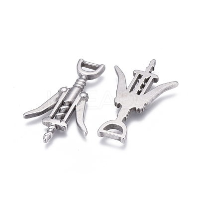 Non-Tarnish 304 Stainless Steel Pendants STAS-F249-26P-1