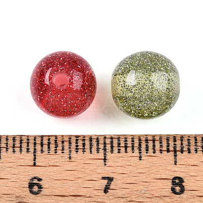 Opaque Resin Beads RESI-N042-10mm-15-1