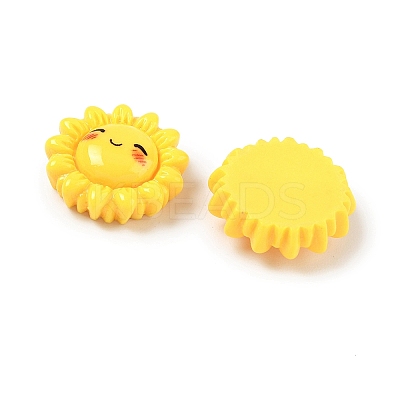Opaque Resin Cabochons CRES-I048-01-1