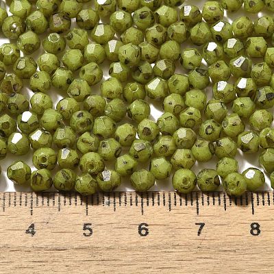 Picasso Baking Paint Glass Seed Beads SEED-A032-02A-02-1