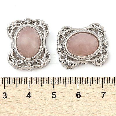 Natural Rose Quartz Multi-Strand Links KK-M304-05P-04-1