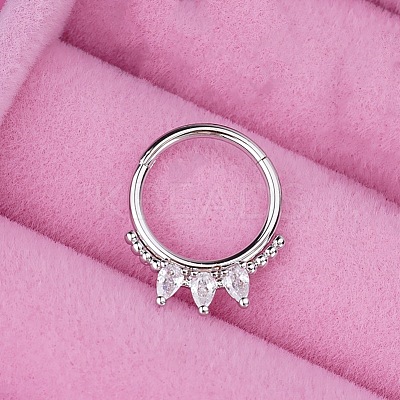 316L Stainless Steel Hoop Nose Rings WGEE114-13-1