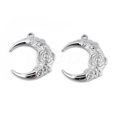 Non-Tarnish 201 Stainless Steel Pendants X-STAS-N098-066P-1