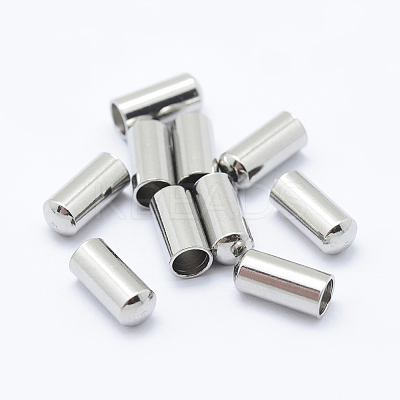 Tarnish Resistant 304 Stainless Steel Cord End Caps STAS-K152-03C-1
