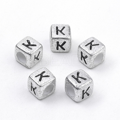 Plated Acrylic Beads PB43C9308-K-1