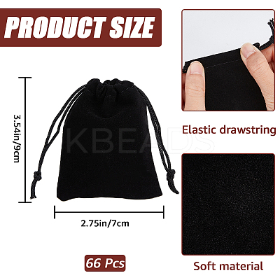 Rectangle Velvet Drawstring Pouches TP-CN0001-03A-02-1