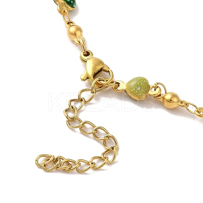 304 Stainless Steel Anklet LS-AJEW-B026-03G-1