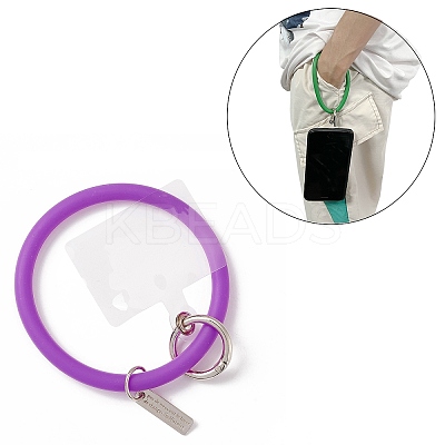 Silicone Loop Phone Lanyard LS-KEYC-E029-04C-1