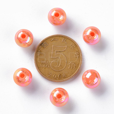 Opaque Acrylic Beads MACR-S370-D8mm-A11-1