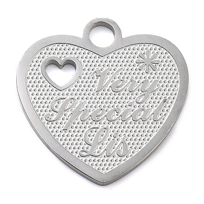 Anti-Tarnish 304 Stainless Steel Pendants LS-STAS-M076-01P-1