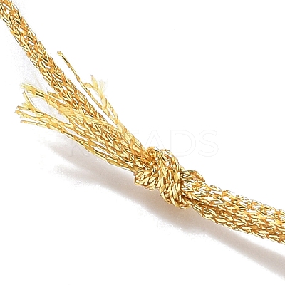 Adjustable Polyester Cord Necklace Making AJEW-JB01379-01-1
