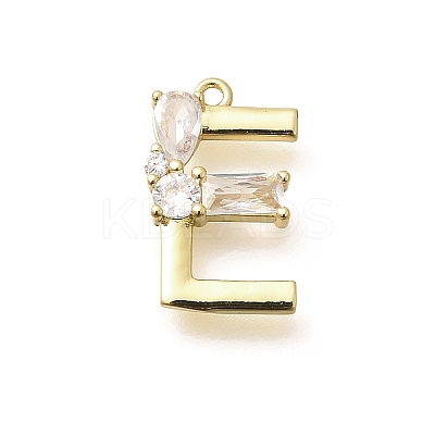Brass Micro Pave Cubic Zirconia Pendants KK-M310-01G-05-1