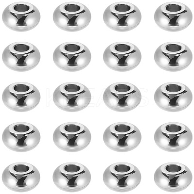 304 Stainless Steel Beads STAS-BBC0009-89B-1