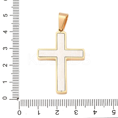 Brushed 304 Stainless Steel Pendants STAS-P421-15B-1