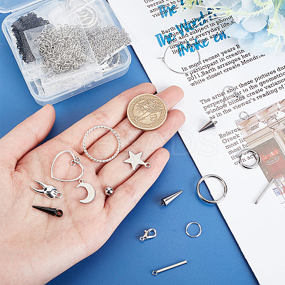 DIY Punk Earring Necklace Making Kits DIY-AR0002-61-1