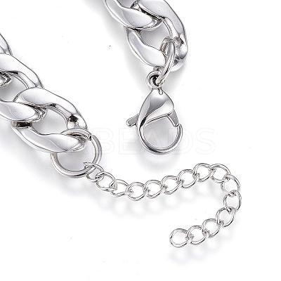 Tarnish Resistant 304 Stainless Steel Bracelets STAS-D162-10-1