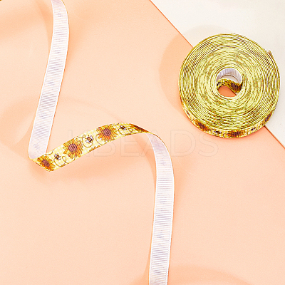 Polyester Bees Printed Grosgrain Ribbons SRIB-WH20020-018A-1
