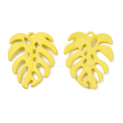 Spray Painted Alloy Pendants PALLOY-N155-114D-1