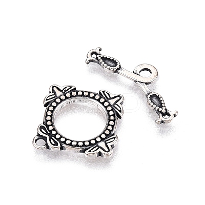 Jewelry Clasps STER-T007-75AS-1