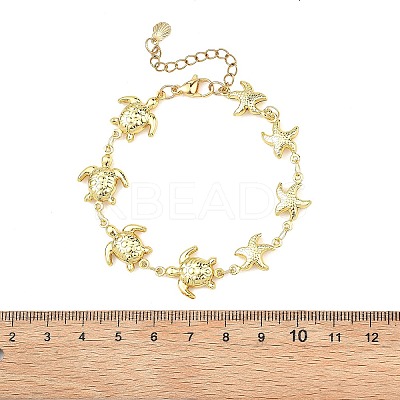 304 Stainless Steel Link Chain Bracelets for Women BJEW-JB13630-1