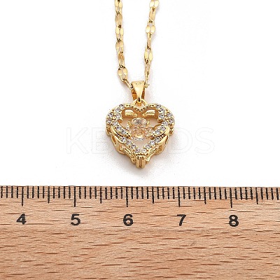 304 Stainless Steel Necklaces for Women NJEW-R015-03G-1