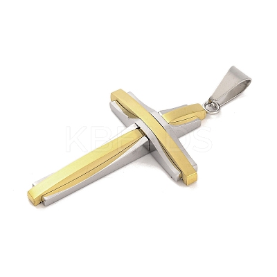 PVD Vacuum Plating 304 Stainless Steel Pendants STAS-Z080-07GP-1