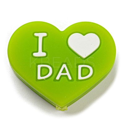 Father's Day Silicone Focal Beads LS-FIND-PW0005-12A-1