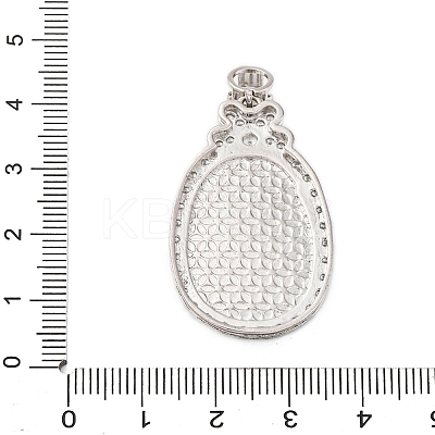 Dyed Natural Myanmar Jade Ruyi Pendants KK-Q050-02B-1