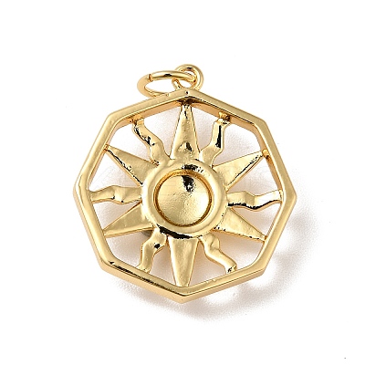 Rack Plating Brass Pendants LS-KK-H431-32G-1
