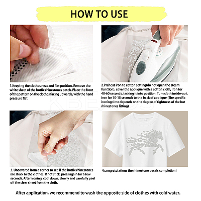 Glass Hotfix Rhinestone DIY-WH0303-589-1