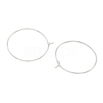 SHEGRACE Brass Hoop Earrings Findings XGR0005P-70P-1
