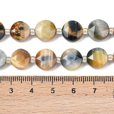 Natural Tiger Eye Beads Strands G-F812-C09-01A-1