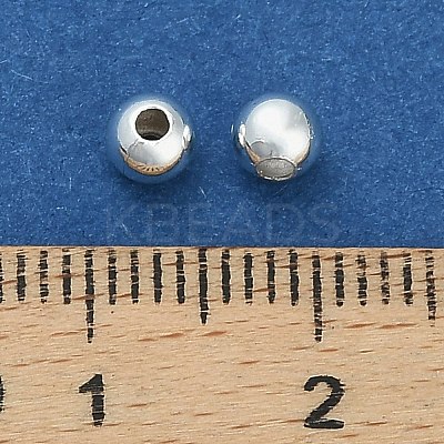 Round Brass Beads KK-A276-02A-S-1