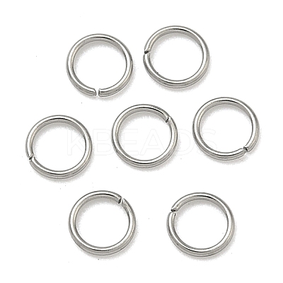 Tarnish Resistant 304 Stainless Steel Open Jump Rings STAS-M008-04A-1