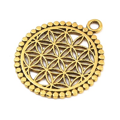 Tibetan Style Alloy Pendants AL-CBA1187-16AG-1