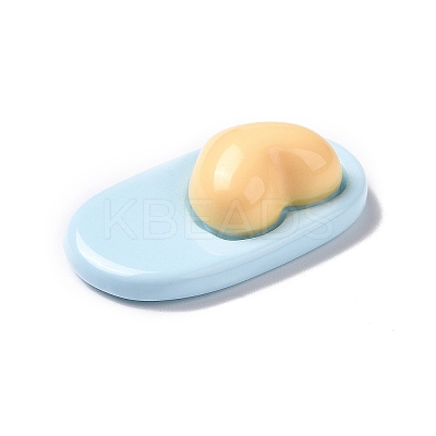 Cute Opaque Resin Cabochons RESI-L037-04-1