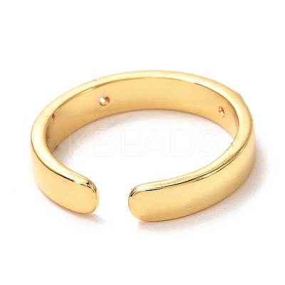 Moon & Sun Golden Enamel Cuff Rings for Women KK-G404-05-1