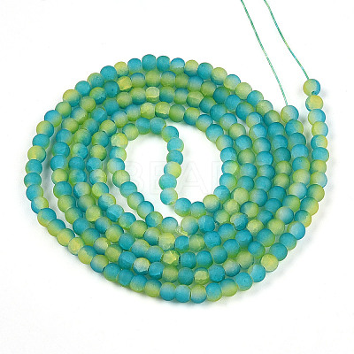 Crackle Glass Beads Strands GLAA-N009-4mm-10-1