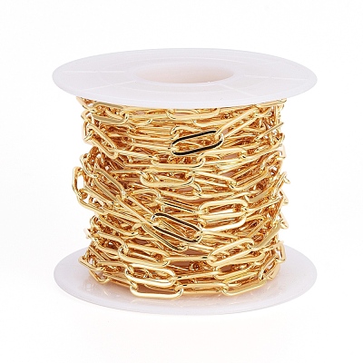 Brass Paperclip Chains CHC-G007-03G-1