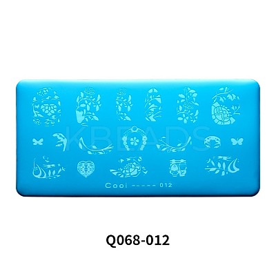 Stainless Steel Nail Art Stamping Plates MRMJ-Q068-012-1