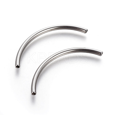 Tarnish Resistant 304 Stainless Steel Tube Beads STAS-G192-19P-1