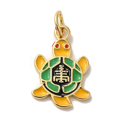 Rack Plating Brass Pendants KK-U027-26G-1